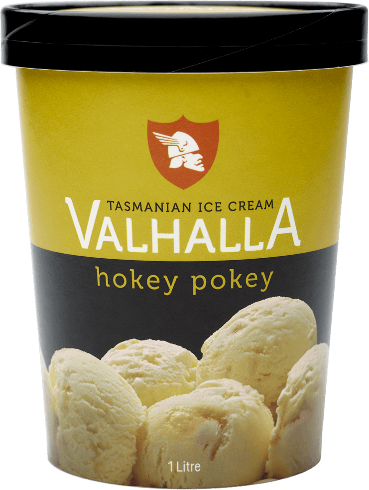 1 litre of hokey pokey ice cream