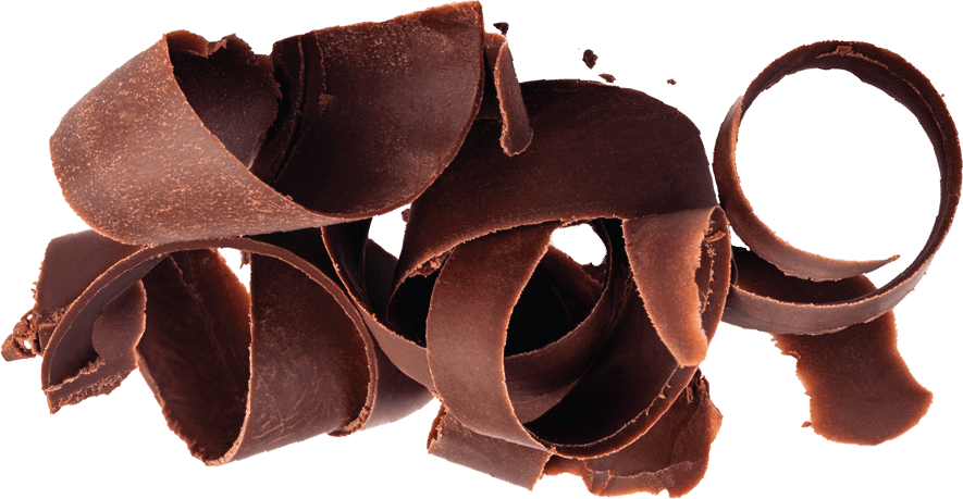 Chocolate shavings