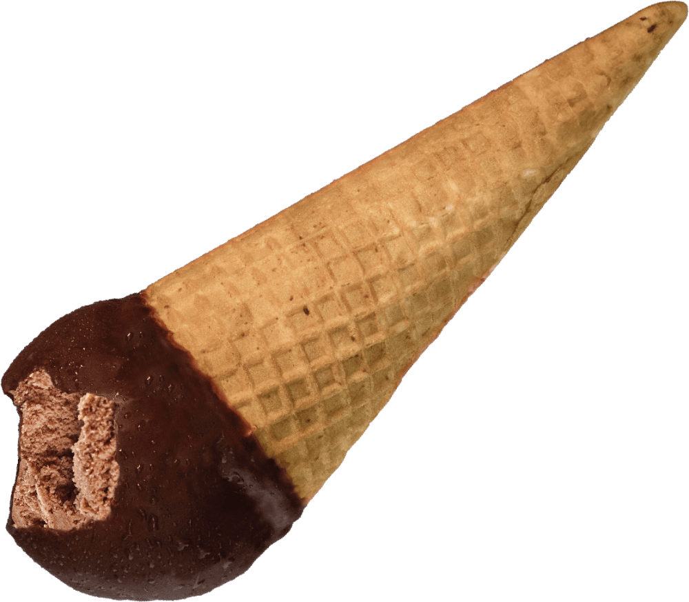 A chocolate choc top