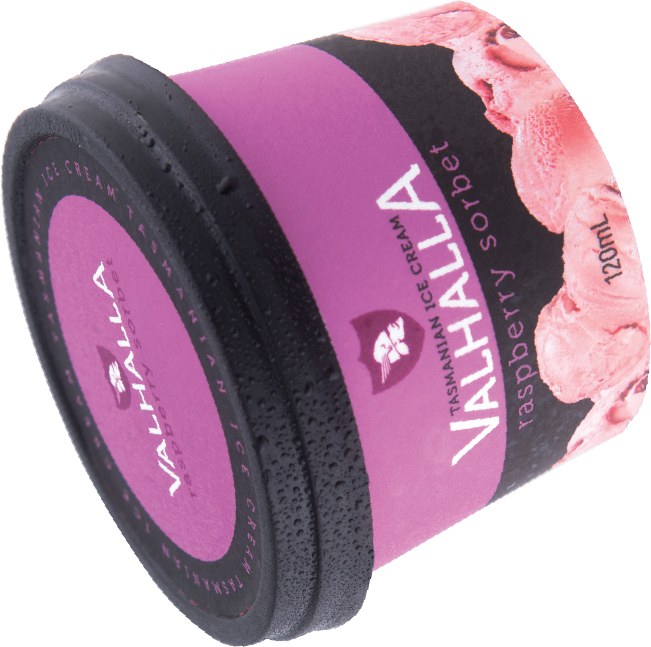 A raspberry mini cup