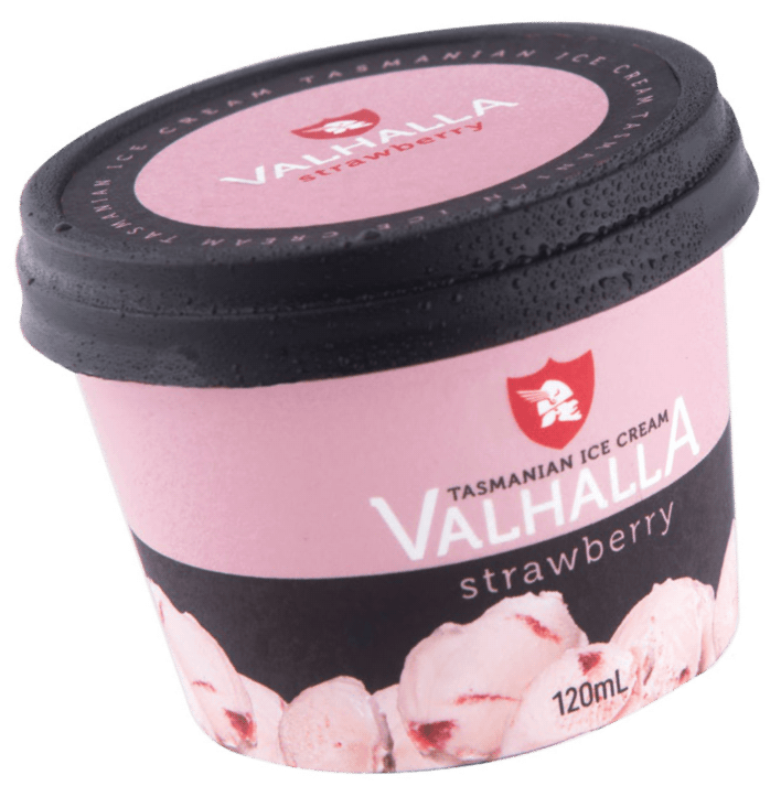 A strawberry mini cup